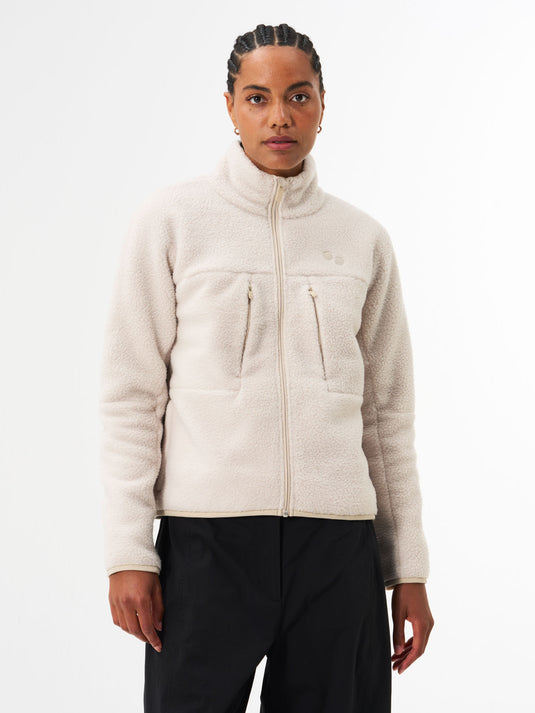 Pinqponq Fleece Jacket - Cliff Beige (Female) Pinqponq Fleece Jacket - Cliff Beige (Female)