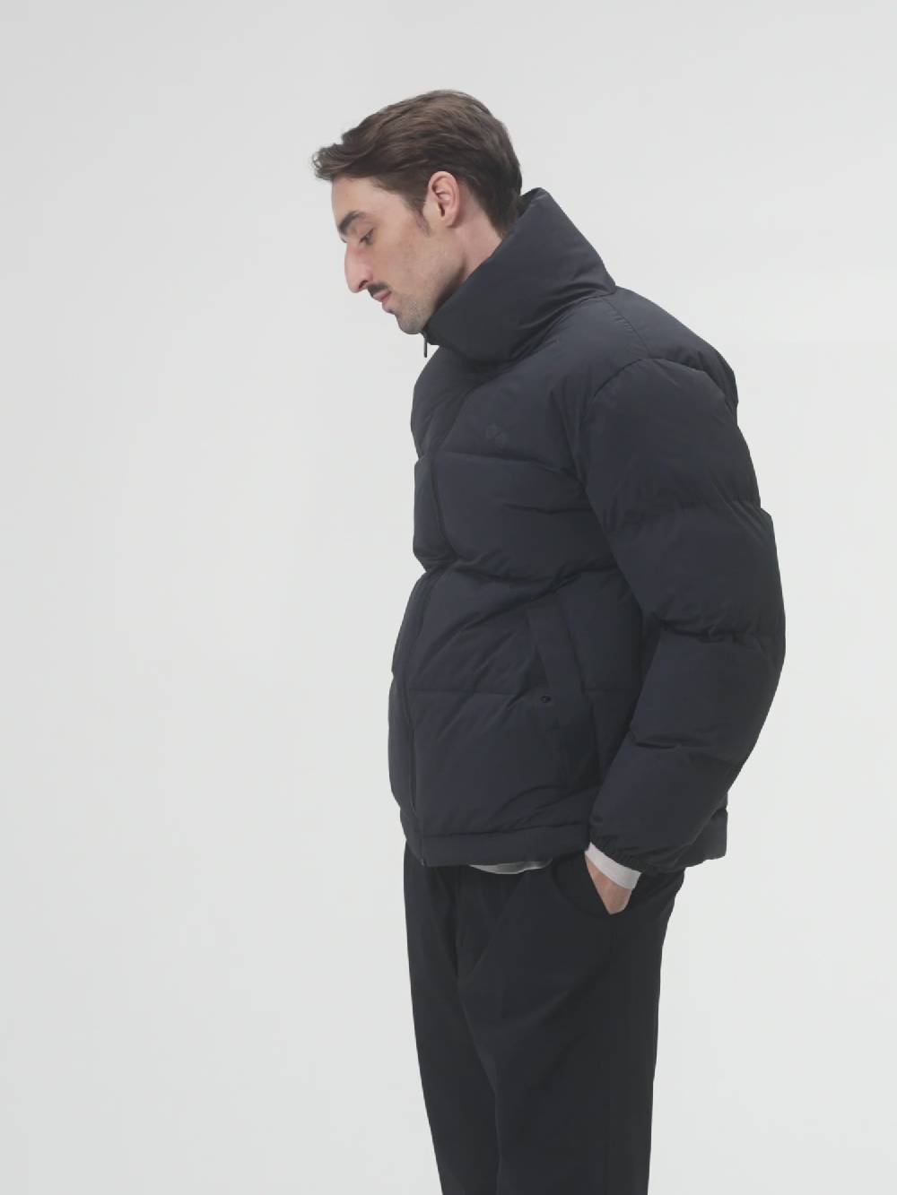 Pinqponq Puffer Jacket - Peat Black (Unisex) Räumungsverkauf