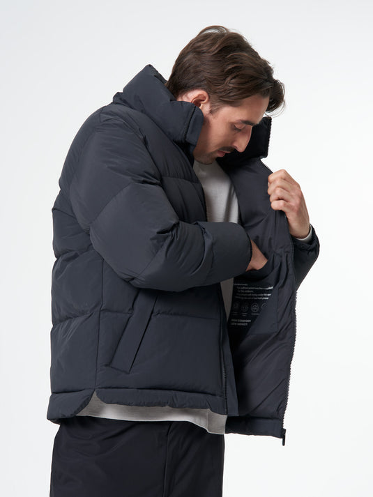 Pinqponq Puffer Jacket - Peat Black (Unisex) Räumungsverkauf
