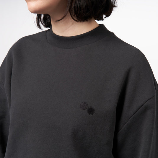 Pinqponq Sweatshirt - Peat Black (Unisex) Riesige Ersparnisse