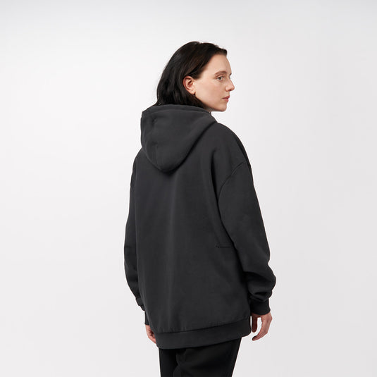Pinqponq Hoodie - Peat Black (Unisex) VIP-Rabatte