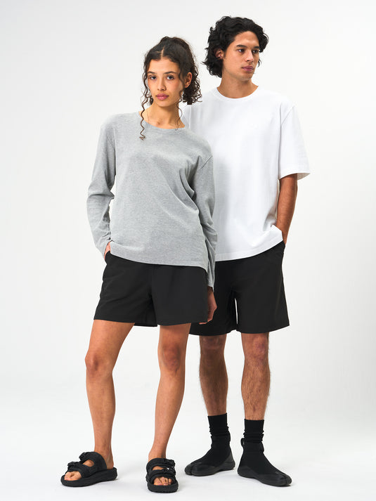 Pinqponq Active Shorts - Peat Black (Unisex) Pinqponq Active Shorts - Peat Black (Unisex)