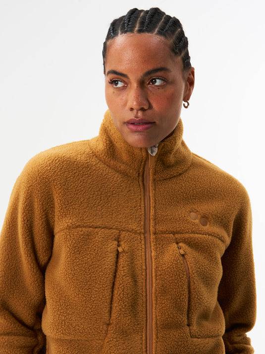 Pinqponq Fleece Jacket - Ginger Biscuit (Female) JETZT KAUFEN