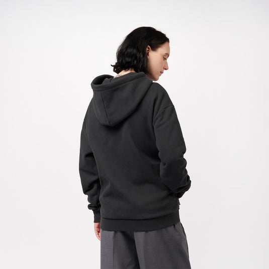 Pinqponq Zipped Hoodie - Peat Black (Unisex) Nur noch ein Tag übrig