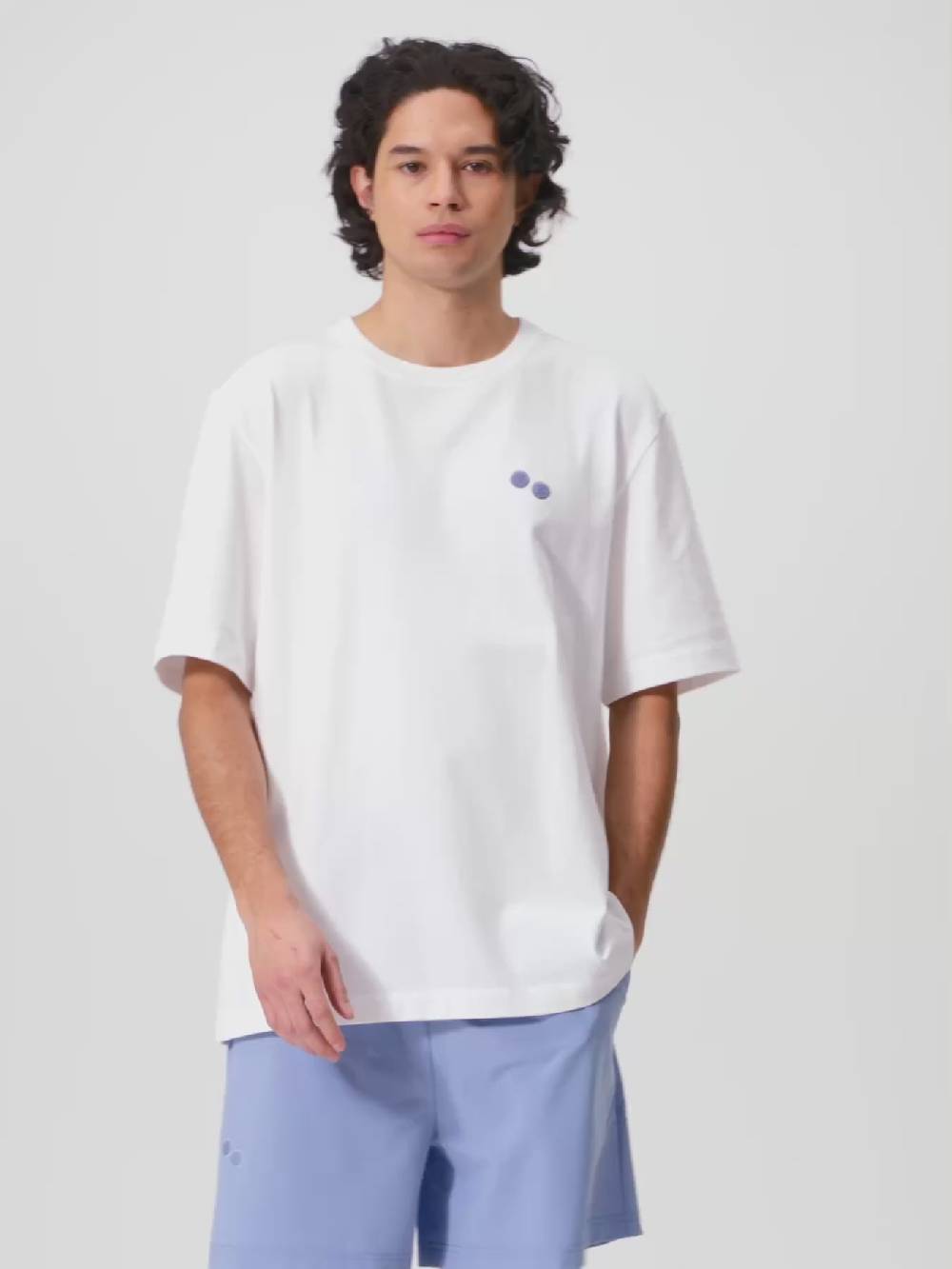 Pinqponq T-Shirt Cotton - Dandelion White Resort (Male) Auslauf