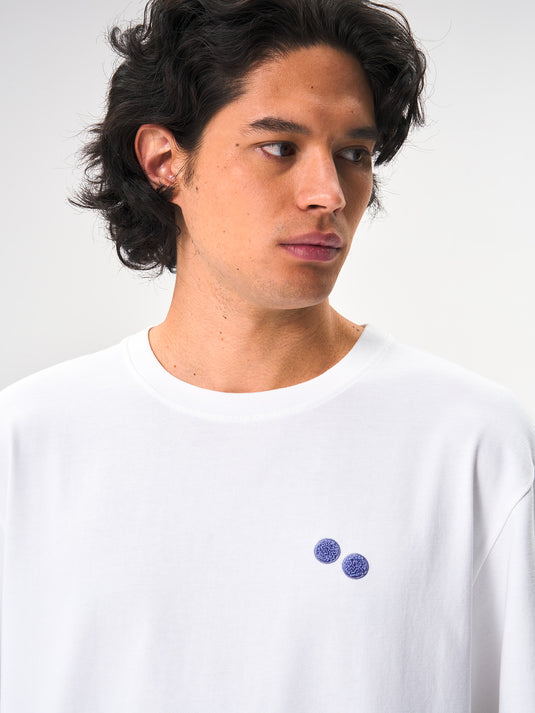 Pinqponq T-Shirt Cotton - Dandelion White Resort (Male) Auslauf
