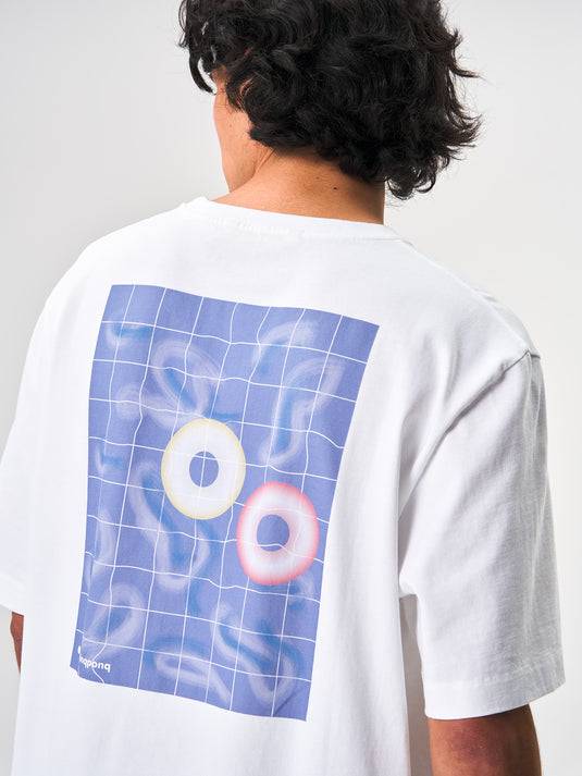 Pinqponq T-Shirt Cotton - Dandelion White Resort (Male) Auslauf