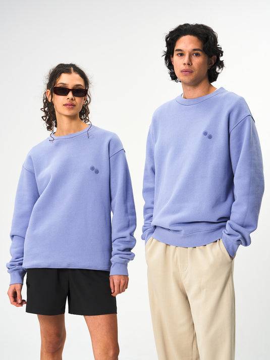 Pinqponq Sweatshirt Cotton - Pool Blue (Unisex) Angebote
