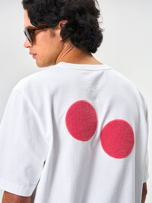 Pinqponq T-Shirt Cotton - White Frottee Watermelon (Male) Schlussverkauf