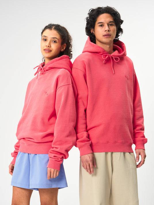 Pinqponq Hoodie Cotton - Watermelon Pink (Unisex) Meist gekauft