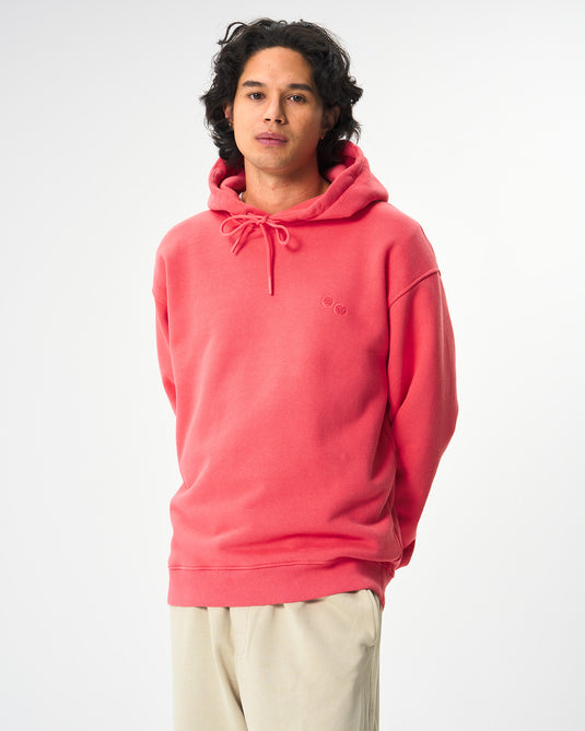 Pinqponq Hoodie Cotton - Watermelon Pink (Unisex) Meist gekauft