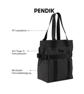 Pinqponq Pendik TB - Solid Black Fabrik Onlineshop