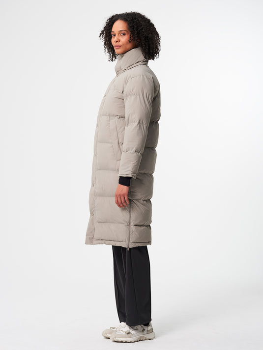 Pinqponq Puffy Parka - Cement Taupe (Female) Zeitlich begrenztes Angebot
