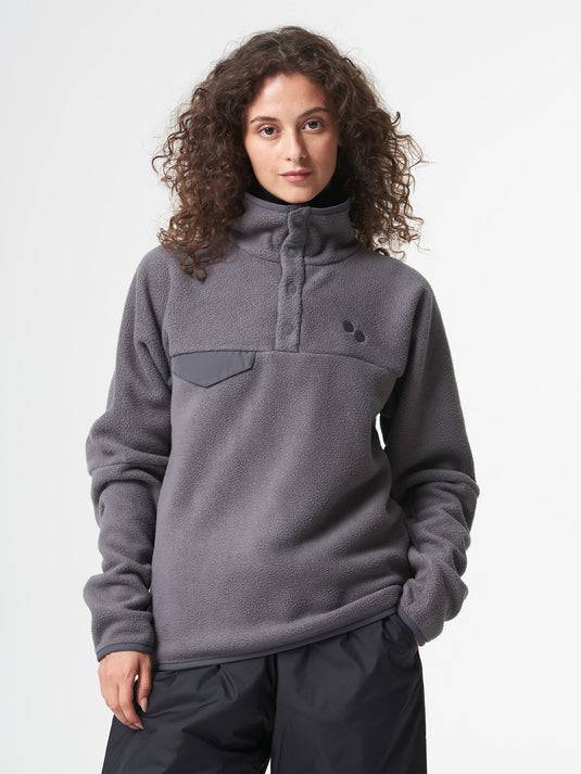 Pinqponq Fleece Pullover - Graphite Grey (Unisex) Exklusive Angebote