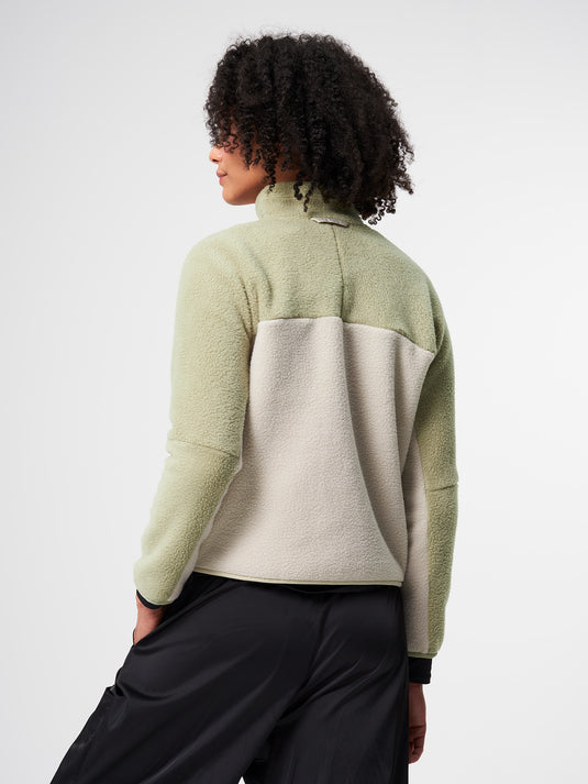 Pinqponq Fleece Jacket - Tune Olive (Female) Super Sparpreis