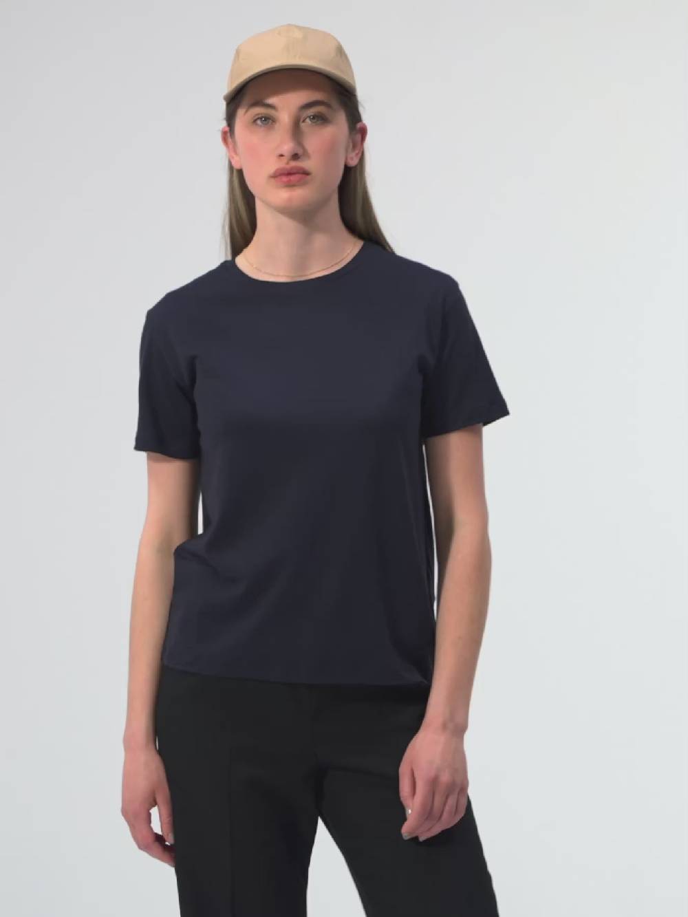 Pinqponq T-Shirt Merino - Sheep Navy (Female) Kostenlose Rückgabe