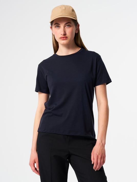 Pinqponq T-Shirt Merino - Sheep Navy (Female) Kostenlose Rückgabe
