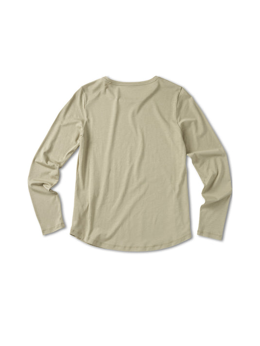 Pinqponq Longsleeve TENCEL™ - Wooden Olive (Female) Begrenzte Freigabe