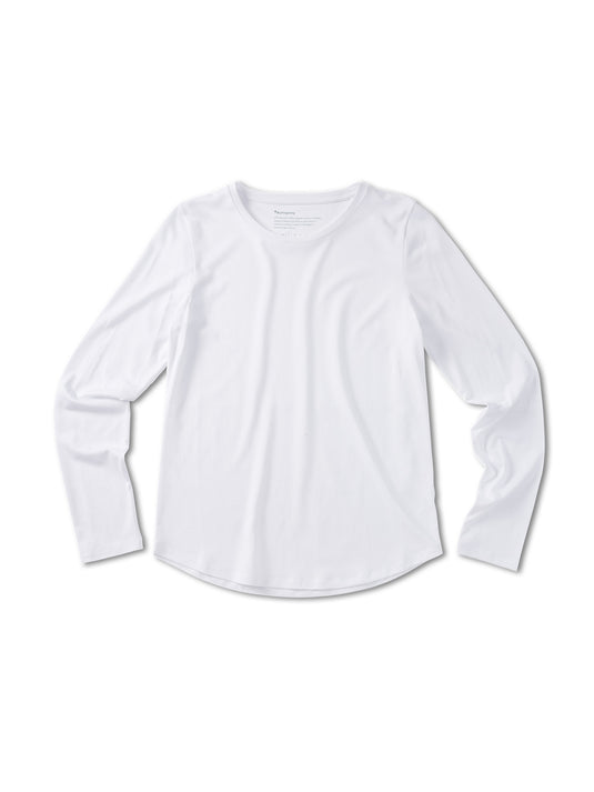 Pinqponq Longsleeve TENCEL™ - Wooden White (Female) JETZT KAUFEN