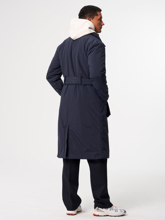 Pinqponq Padded Trench Coat - Fjord Navy (Unisex) Letzte 2 Tage