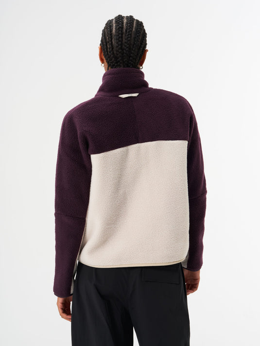 Pinqponq Fleece Jacket - Tune Plum (Female) Letzter Tag