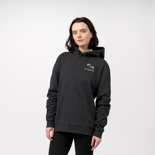 Pinqponq Hoodie - Peat Black Yin Yang (Unisex) Nur für heute