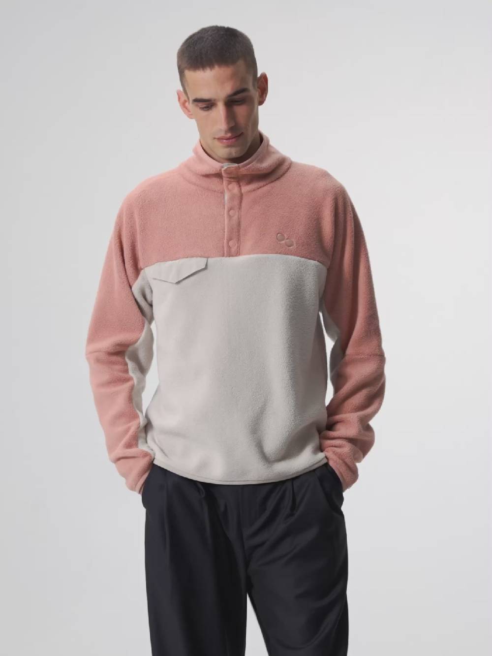 Pinqponq Fleece Pullover - Tune Pink (Unisex) Super Rabatt
