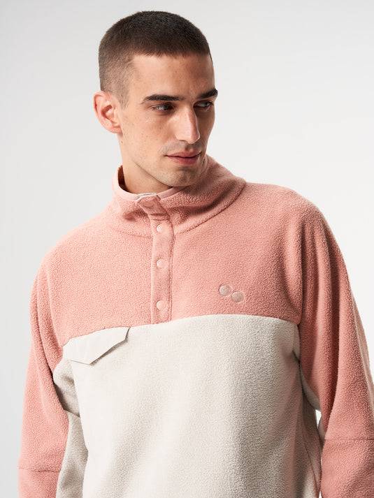 Pinqponq Fleece Pullover - Tune Pink (Unisex) Super Rabatt