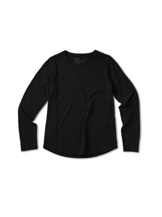 Pinqponq Longsleeve Merino - Sheep Black (Female) Kostenloser Versand international