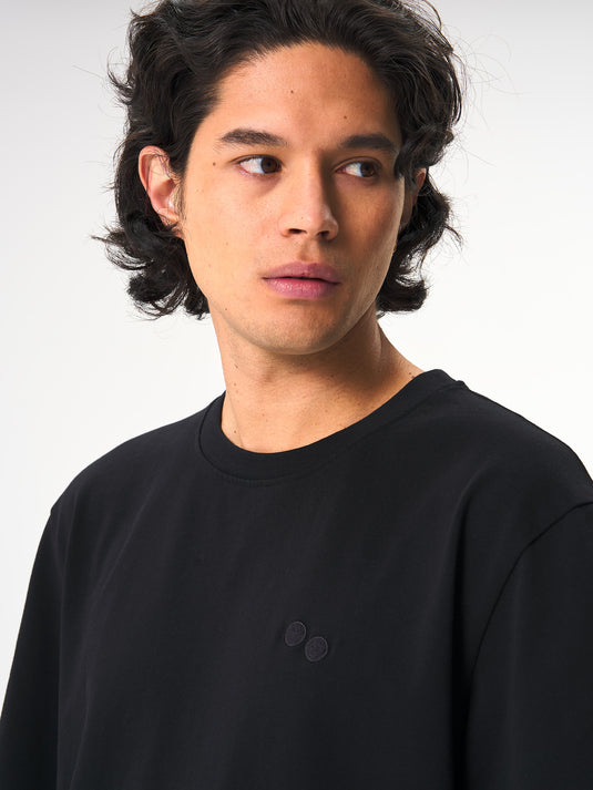 Pinqponq T-Shirt Cotton - Black (Male) Fabrikladen