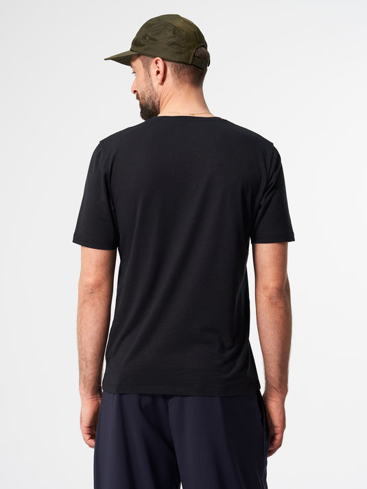 Pinqponq T-Shirt TENCEL™ - Wooden Black (Male) Begrenzt auf 3 Tage