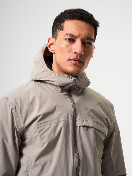 Pinqponq Hoodie Jacket - Cement Taupe (Male) Speichern exportieren