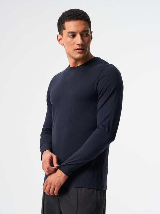 Pinqponq Longsleeve Merino - Sheep Navy (Male) Black Friday Preise