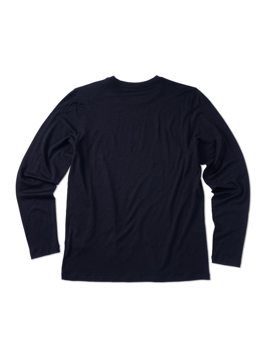 Pinqponq Longsleeve Merino - Sheep Navy (Male) Black Friday Preise