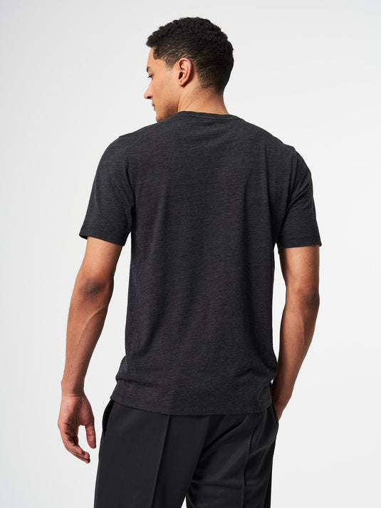 Pinqponq T-Shirt Merino - Dark Grey Melange (Male) zollfrei