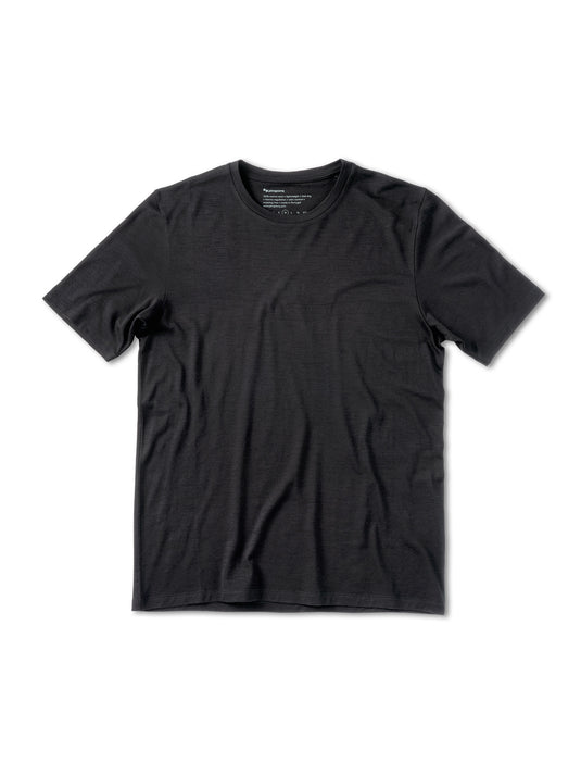 Pinqponq T-Shirt Merino - Dark Grey Melange (Male) zollfrei