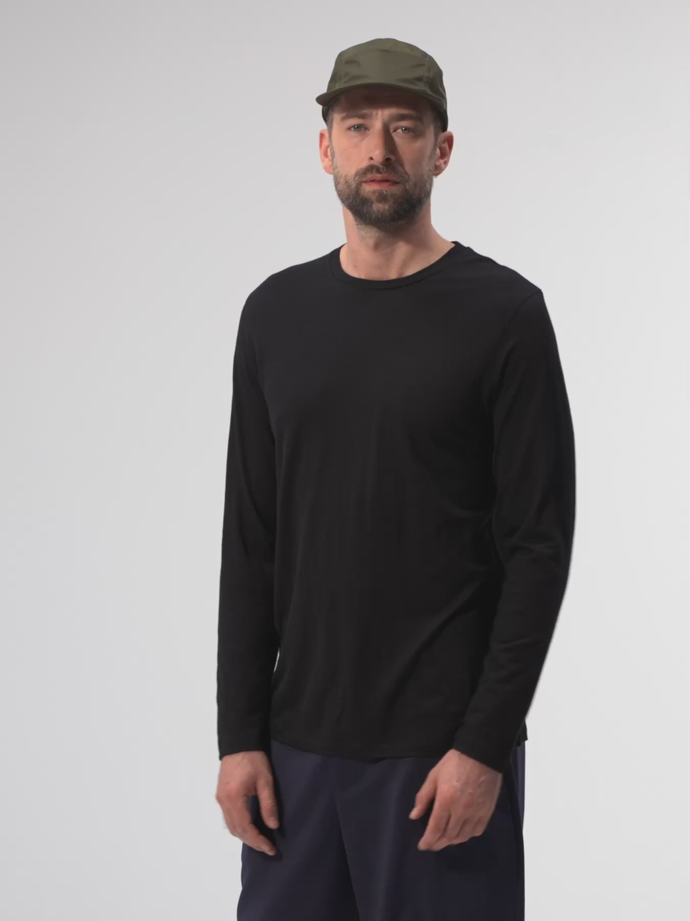 Pinqponq Longsleeve Merino - Sheep Black (Male) 50% Rabatt für begrenzte Zeit