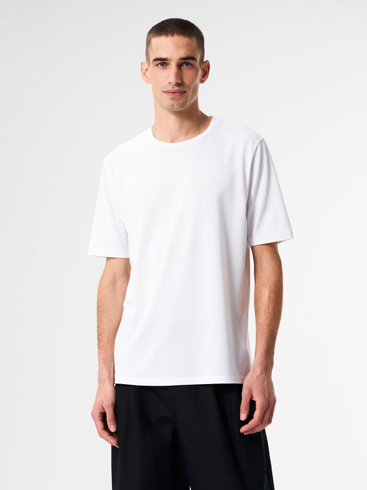 Pinqponq T-Shirt TENCEL™ - Wooden White (Male) 2025