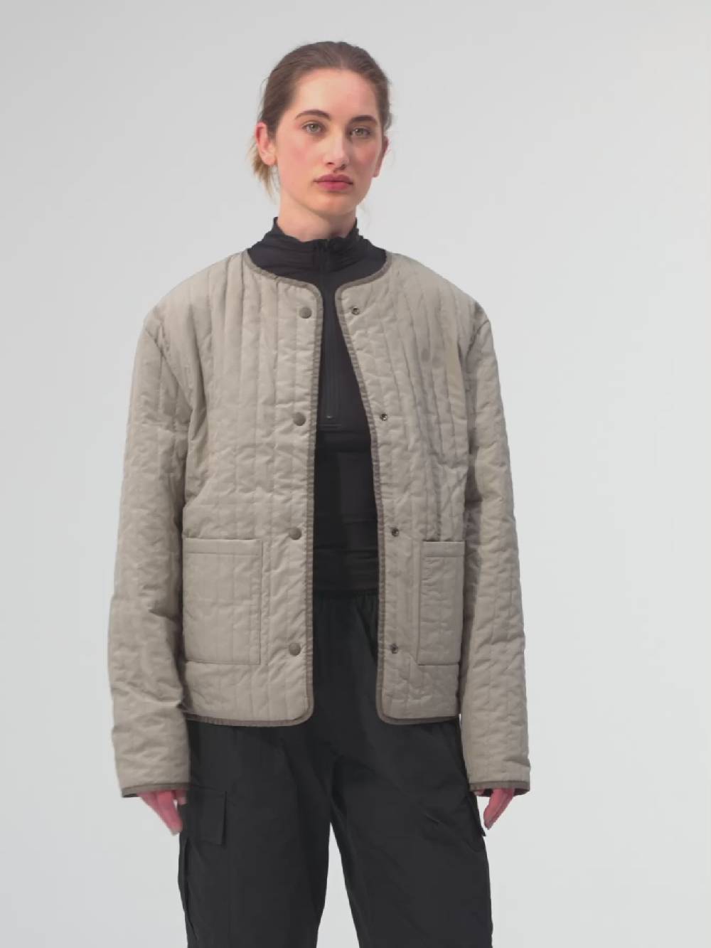 Pinqponq Reversible Jacket - Tune Brown (Unisex) Online