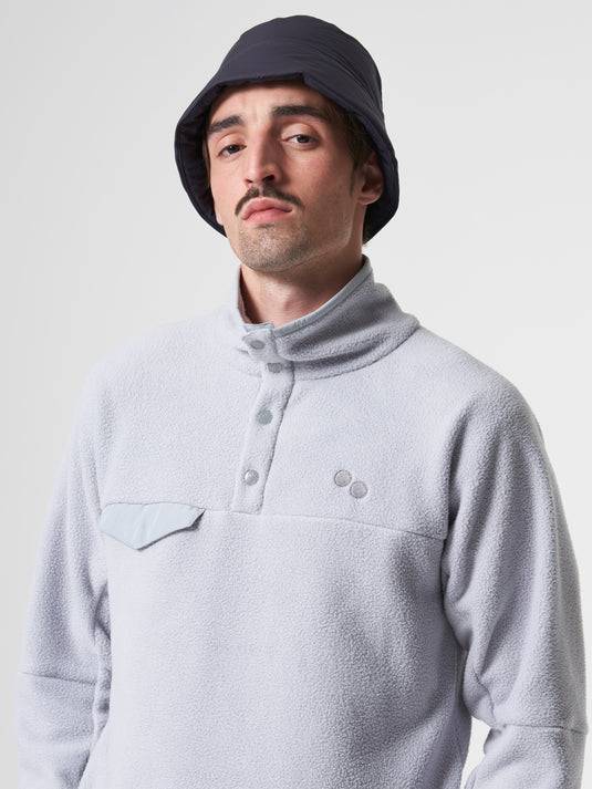 Pinqponq Fleece Pullover - Iced Grey (Unisex) Auslauf