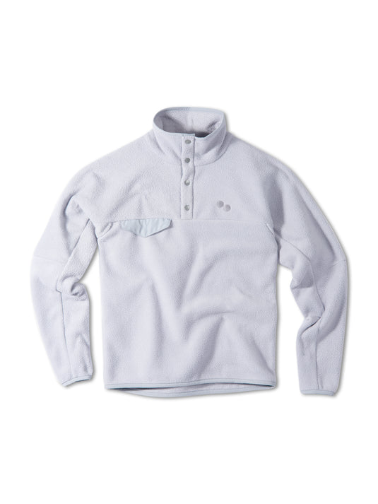 Pinqponq Fleece Pullover - Iced Grey (Unisex) Auslauf