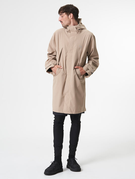 Pinqponq Aestech Rain Parka - Caramel Khaki (Unisex) Hotsell