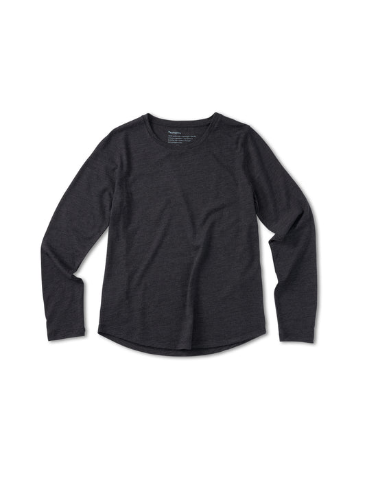 Pinqponq Longsleeve Merino - Dark Grey Melange (Female) Muttertagsangebot
