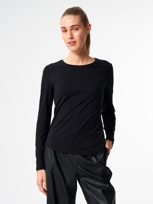 Pinqponq Longsleeve TENCEL™ - Wooden Black (Female) Online Outlet