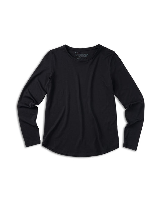 Pinqponq Longsleeve TENCEL™ - Wooden Black (Female) Online Outlet