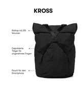 Pinqponq Kross - Crinkle Black Blitzangebot