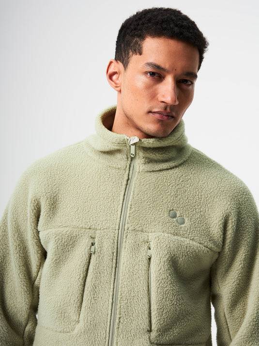 Pinqponq Fleece Jacket - Reed Olive (Male) Zeitbegrenzte Promotion