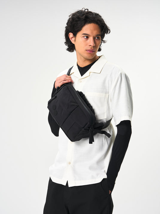 Pinqponq Tetrik Large - Crinkle Black Fabrikladen