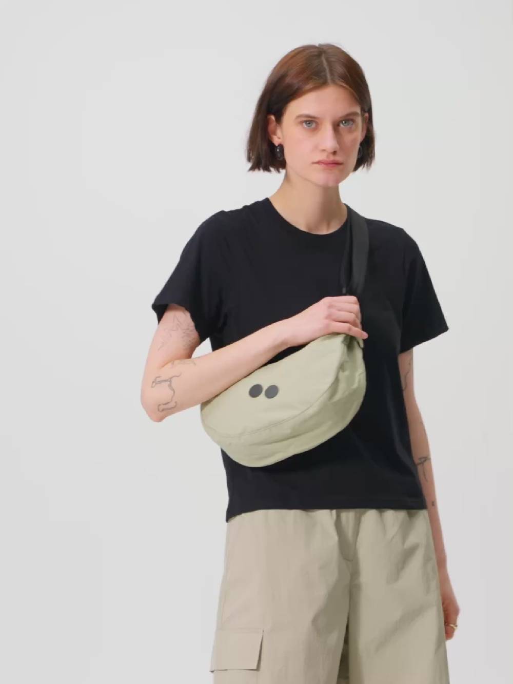 Pinqponq Krumm Small - Pure Olive Fabrikverkauf