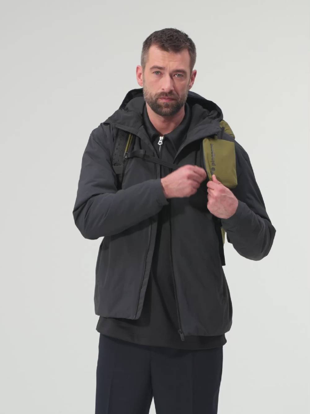 Pinqponq Komut Medium - Solid Olive Versandkostenfrei